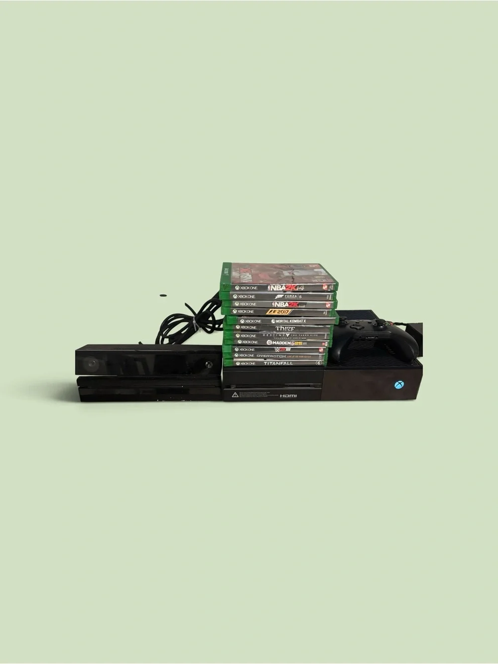 Xbox One Console 1TB bundle 11 games 1 remote kinnect sensor and all power chord
